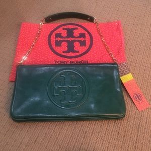 Authentic Tory Burch clutch shoulder bag